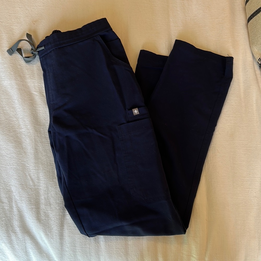 Figs Navy Yola scrub pant S